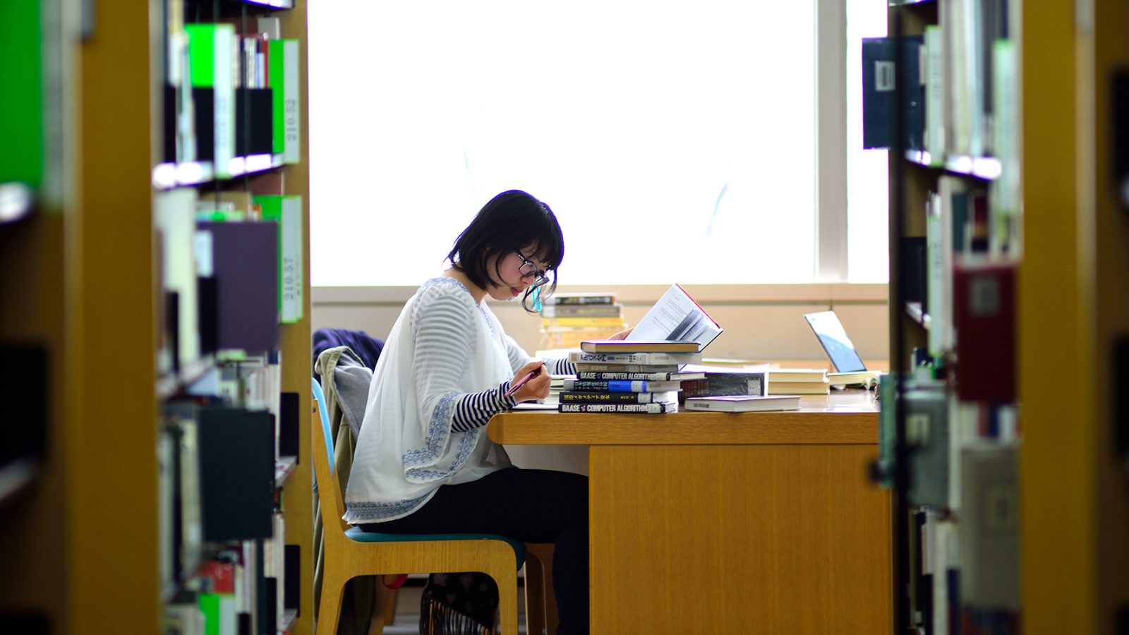 OSIPP-Osaka-University-library-studying